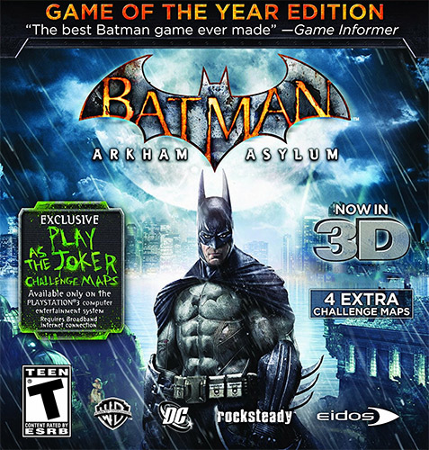  Batman: Arkham Asylum – Game of the Year Edition + Дополнения "Джокер и Prey in the Darkness 